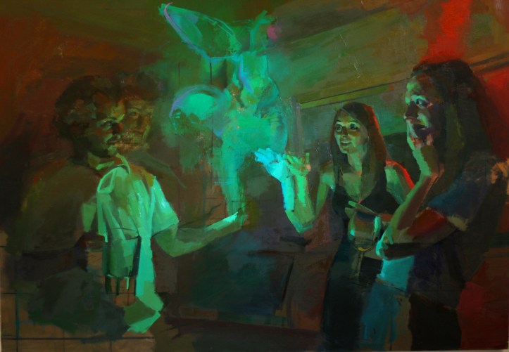 Painting by Spencer Corbett