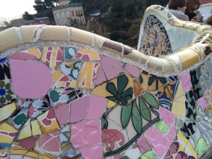 The undulating bench at Park Guell